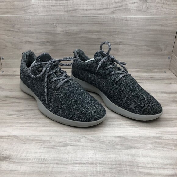 Allbirds Sneakers Mens 13 Gray Merino Wool Runners Lace Up Shoes main image 8